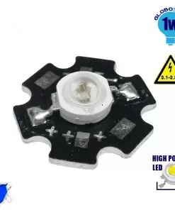 Υψηλής Ισχύος Star LED High Power 1W 3.2V Μπλε GloboStar 47043