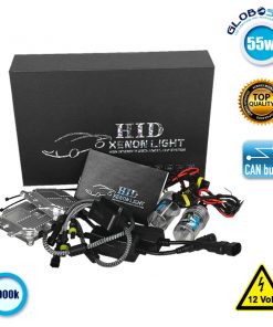 Σετ Φωτισμού Xenon Can Bus 55 Watt 12 Volt HB4 9006 Slim Ballast 6000k GloboStar 47397