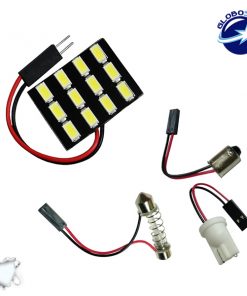 Πλακέτα LED PCB με 12 smd 5630 Ψυχρό Λευκό GloboStar 40151