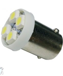 Λαμπτήρας LED Ba9s με 4 SMD 1210 Ψυχρό Λευκό GloboStar 02540