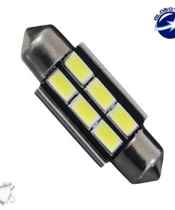 Σωληνωτός LED 36mm Can Bus με 6 SMD 5630 Ψυχρό Λευκό GloboStar 40156