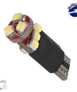 Λαμπτήρας T10 Can Bus με 9 SMD 1210 Ψυχρό Λευκό GloboStar 49100