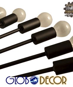 GloboStar® STAIRS 01024 Μοντέρνο Φωτιστικό Οροφής Πολύφωτο Μαύρο Μεταλλικό Φ80 x Y95cm 8 5b1814 01024 3