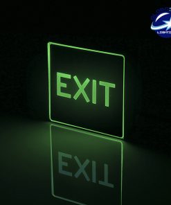 Alternative view of Διακοσμητικό Φωτιστικό LED Σήμανσης Αλουμινίου EXIT GloboStar 75505