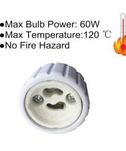 Πλαστικός Αντάπτορας από E27 σε GU10 GloboStar 02710 25 614irg10yrl. sl1000