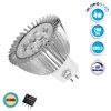 Λάμπα LED Σποτ MR16 GU5.3 3W 12V 260lm 45° Θερμό Λευκό 3000k GloboStar 63150