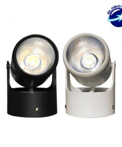 729eae globostar led spasto spot 10w blackandwhite 1