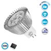 Λάμπα LED Σποτ MR16 GU5.3 3W 12V 280lm 45° Φυσικό Λευκό 4500k GloboStar 77454