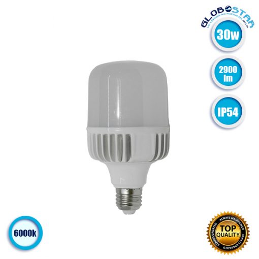 Λάμπα LED E27 High Bay 30W 230V 2900lm 260° Αδιάβροχη IP54 Ψυχρό Λευκό 6000k GloboStar 78003