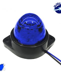 LED Πλευρικά Φώτα Όγκου Φορτηγών BULLET Αδιάβροχο IP66 6 SMD 24 Volt Μπλε GloboStar 75483