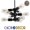 GloboStar® DELIR 01035 Μοντέρνο Industrial Φωτιστικό Οροφής Πολύφωτο Μαύρο Μεταλλικό Φ24 x Y23cm 1 GloboStar® DELIR 01035 Μοντέρνο Industrial Φωτιστικό Οροφής Πολύφωτο Μαύρο Μεταλλικό Φ24 x Y23cm