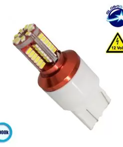 Λαμπτήρας LED T20 7443 με 57 SMD Can Bus 3014 Ψυχρό Λευκό GloboStar 88923