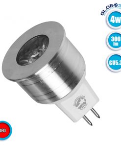 Λάμπα LED Σποτ MR11 GU5.3 4W 10V-30V 300lm 35° Κόκκινο GloboStar 88961