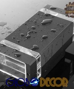 Alternative view of Φωτιστικό Τοίχου Quatro Μαύρο Ματ Αλουμινίου Αδιάβροχο IP65 Up / Down Gu10 GloboStar 90046