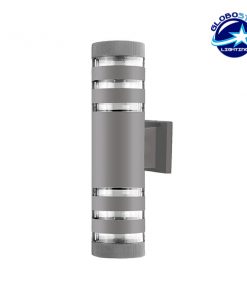 Alternative view of Φωτιστικό Τοίχου Orion Ασημί Αλουμινίου Αδιάβροχο IP65 Up / Down Gu10 GloboStar 90064