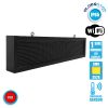 Αδιάβροχη Κυλιόμενη Επιγραφή SMD LED 230V USB & WiFi Κόκκινη Μονής Όψης 100x20cm GloboStar 90100