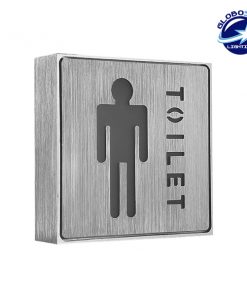 Φωτιστικό LED Σήμανσης Αλουμινίου WC MAN GloboStar 75503