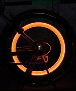 Alternative view of ΣΕΤ 2 τεμ. σε Blister LED Τάπες Βαλβίδας Πορτοκαλί GloboStar 35443