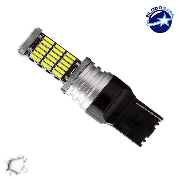 Λαμπτήρας LED T20 7440 με 45 SMD Can Bus 12v 4014 Ψυχρό 6000k GloboStar 40142 3 Λαμπτήρας LED T20 7440 με 45 SMD Can Bus 12v 4014 Ψυχρό 6000k GloboStar 40142