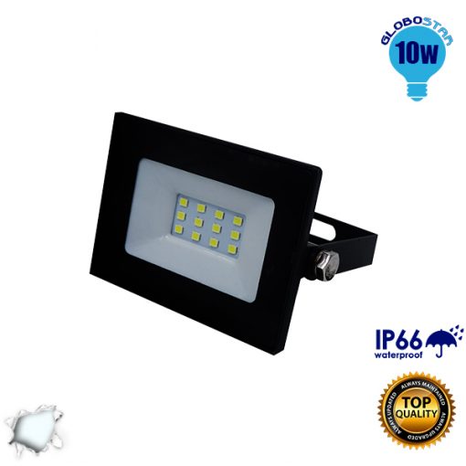 Προβολέας LED Slim Pad 10W 230v 1000lm 120° Αδιάβροχος IP66 Ψυχρό Λευκό 6000k GloboStar 11111