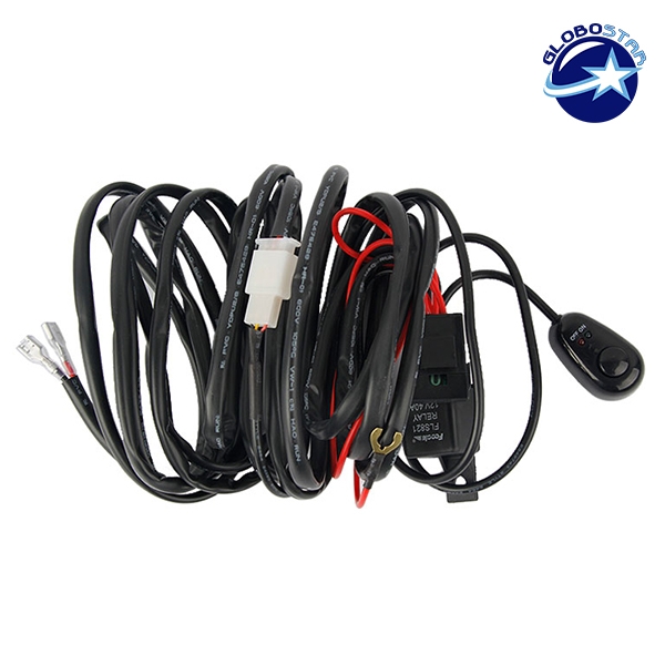 Πλεξούδα με On-Off Button για Μπάρα LED GloboStar 02344 2 Πλεξούδα με On-Off Button για Μπάρα LED GloboStar 02344