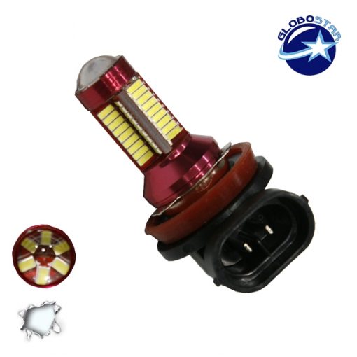 Λαμπτήρας LED H9 Can Bus με 78 SMD 4014 12v 6000k GloboStar 40195