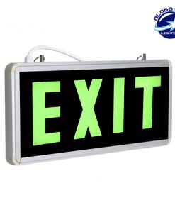 Φωτιστικό Ασφαλείας EXIT με Μπαταρία Λιθίου 350mAh GloboStar 75514