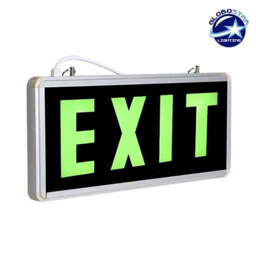 Φωτιστικό Ασφαλείας EXIT με Μπαταρία Λιθίου 350mAh GloboStar 75514