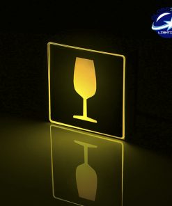 Alternative view of Διακοσμητικό Φωτιστικό LED Σήμανσης Αλουμινίου Wine GloboStar 75507