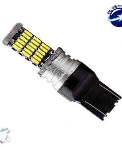 Λαμπτήρας LED T20 7443 με 45 SMD Can Bus 12v 4014 Ψυχρό 6000k GloboStar 40143