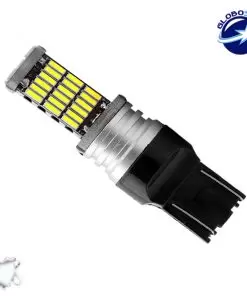 Λαμπτήρας LED T20 7443 με 45 SMD Can Bus 12v 4014 Ψυχρό 6000k GloboStar 40143