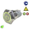 Διακοπτάκι LED ON/OFF 12 Volt DC 4 Ampere Πράσινο GloboStar 05058 1 ad47ae Globostar on off push button switch green
