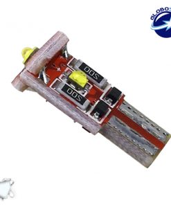 Λαμπτήρας LED T10 Can Bus με 3 CREE LED 12v 6000k GloboStar 40173