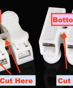 Alternative view of Τριπλή Κλέμα για καλώδιο χωρίς βίδες GloboStar 02556