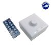 Ασύρματο LED Dimmer Τοίχου με Χειριστήριο IR 12v (192w) - 24v (384w) GloboStar 77406