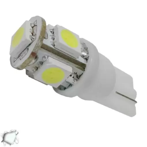 Λαμπτήρας LED T10 με 5 SMD 5050 Ψυχρό Λευκό GloboStar 14040