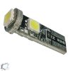 Λαμπτήρας LED T10 Can Bus με 3 SMD 5050 Ψυχρό Λευκό GloboStar 17440