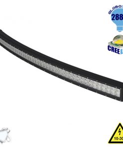 Μπάρα LED Curved CREE Combo 288W 10-30V 40320lm 30° & 60° Αδιάβροχη IP65 Ψυχρό Λευκό 6000k GloboStar 05192