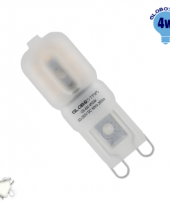 Λάμπα LED G9 4W 230V 370lm 320° Φυσικό Λευκό 4500k GloboStar 07421