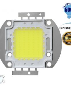 Υψηλής Ισχύος COB LED BRIDGELUX 50W 32V 5000lm Ψυχρό Λευκό 6000k GloboStar 46302