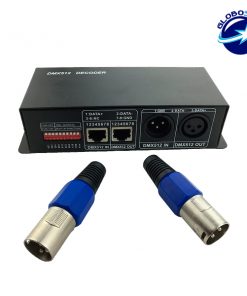 LED RGB DMX512 Controller 3 Καναλιών 12v (288w) - 24v (576w) GloboStar 15141