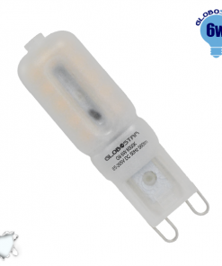 Λάμπα LED G9 6W 230V 590lm 320° Ψυχρό Λευκό 6000k GloboStar 07423