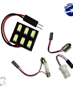 Πλακέτα LED PCB με 6 smd 5630 Ψυχρό Λευκό GloboStar 40150