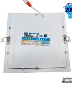 de91d3 globostar pl 20w recessed square back