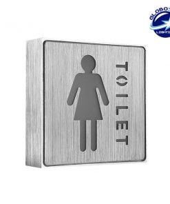 Φωτιστικό LED Σήμανσης Αλουμινίου WC WOMEN GloboStar 75502