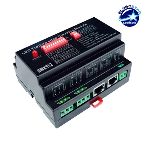 LED Dimmer Pack Ράγας 1 Καναλιου DMX512 220v (800W) Trailing Edge GloboStar 50060