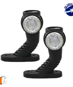 Set Πλευρικά Φώτα Όγκου Φορτηγών Αδιάβροχο IP66 Κέρατο 24 Volt GloboStar 75492