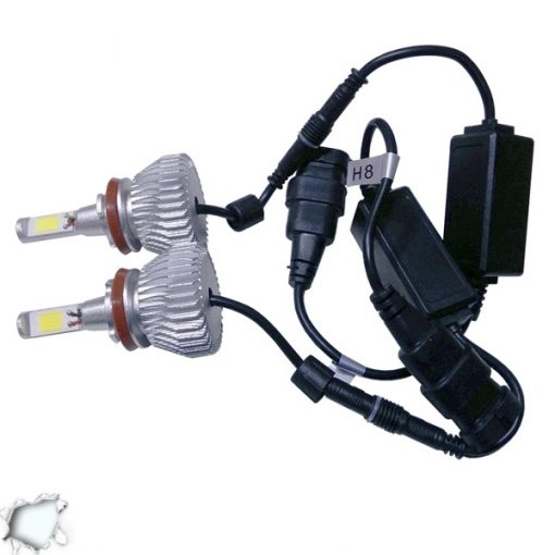 LED HID Kit H9 36 Watt 9-36 Volt DC 3600 Lumen 6000k C6 Economy Line GloboStar 06668