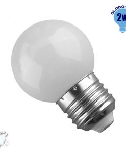 Λάμπα LED E27 G45 Mini Γλόμπος 2W 230V 200lm 260° Ψυχρό Λευκό 6000k GloboStar 64003