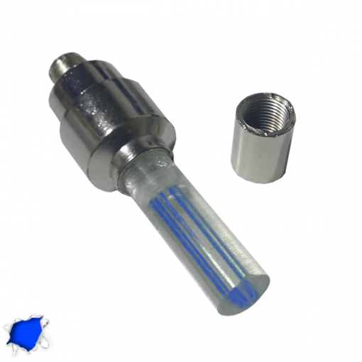 ΣΕΤ 2 τεμ. σε Blister LED Τάπες Βαλβίδας Μπλε GloboStar 35440
